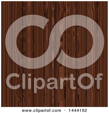 Clipart of a Wood Panel Texture Background - Royalty Free Vector Illustration by KJ Pargeter