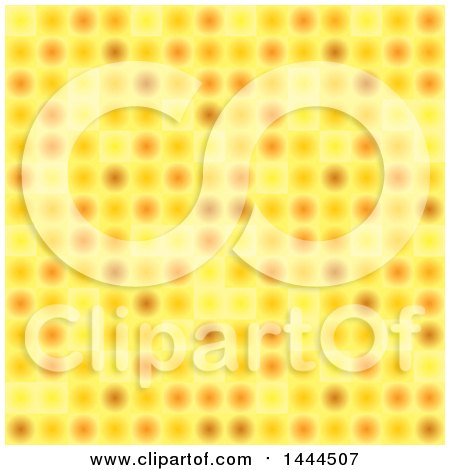 Clipart of a Yellow and Orange Background - Royalty Free Vector Illustration by ColorMagic