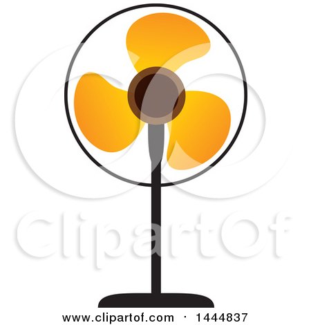 Clipart of a Stand Fan - Royalty Free Vector Illustration by ColorMagic
