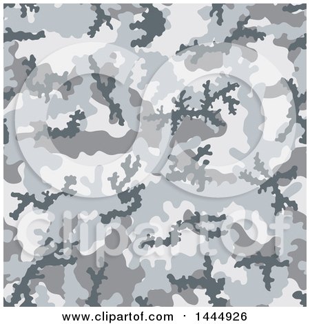 Clipart of a Camouflage Pattern Background - Royalty Free Vector Illustration by Any Vector