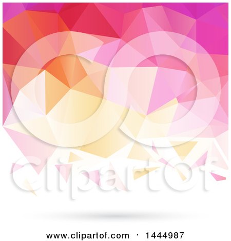 Clipart of a Low Poly Geometric Background - Royalty Free Vector Illustration by KJ Pargeter