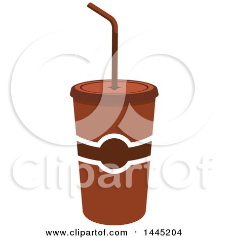 Clipart of a Fountain Soda - Royalty Free Vector Illustration by Vector Tradition SM