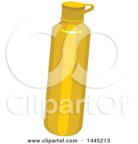 Clipart of a Mustard Bottle - Royalty Free Vector Illustration by Vector Tradition SM