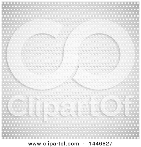 Clipart of a Background of Perforated Metal - Royalty Free Vector Illustration by KJ Pargeter