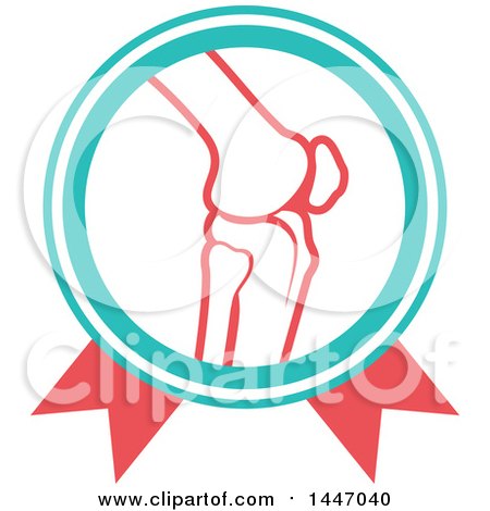 Clipart of a Human Knee Joint - Royalty Free Vector Illustration by Vector Tradition SM