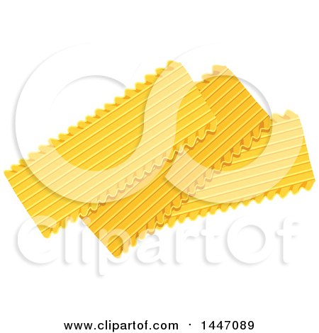 Clipart of Lasagne Italian Pasta - Royalty Free Vector Illustration by Vector Tradition SM