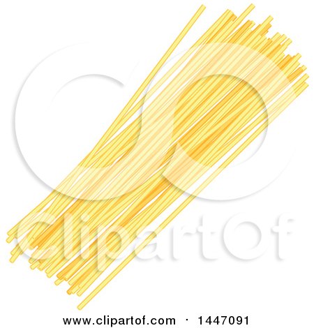 Clipart of Spaghetti Noodles Italian Pasta - Royalty Free Vector Illustration by Vector Tradition SM