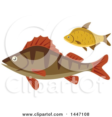 Clipart of Fish - Royalty Free Vector Illustration by Vector Tradition SM