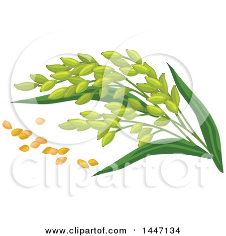 Clipart of a Millet Design - Royalty Free Vector Illustration by Vector Tradition SM