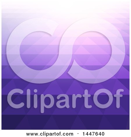 Clipart of a Purple Geometric Background of Triangles - Royalty Free Vector Illustration by KJ Pargeter
