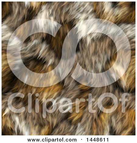 Clipart of a Seamless Background Texture of Yellow Animal Fur - Royalty Free Illustration by Prawny