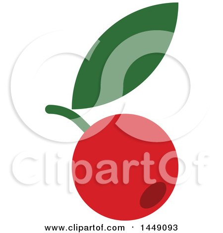 Clipart Graphic of a Berry Design in Flat Style - Royalty Free Vector Illustration by elena