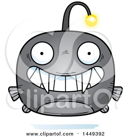 Clipart Graphic of a Cartoon Grinning Viperfish Character Mascot - Royalty Free Vector Illustration by Cory Thoman