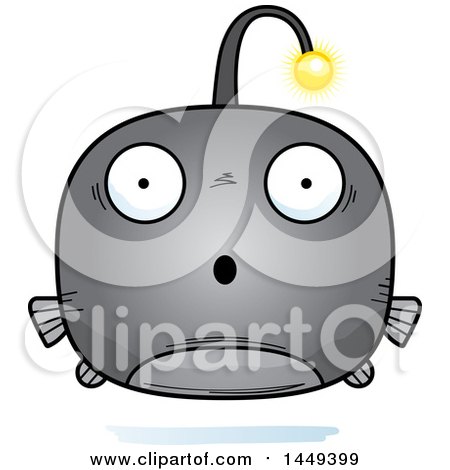 Clipart Graphic of a Cartoon Surprised Viperfish Character Mascot - Royalty Free Vector Illustration by Cory Thoman