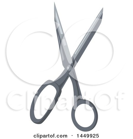 Clipart Graphic of a Pair of Sewing Shears - Royalty Free Vector Illustration by Vector Tradition SM