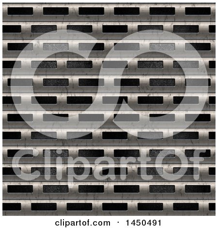 Clipart Graphic of a Metal Grid Texture Background - Royalty Free Illustration by KJ Pargeter