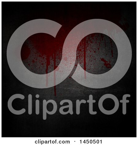 Clipart Graphic of a Metal Background with Blood - Royalty Free Illustration by KJ Pargeter
