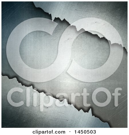 Clipart Graphic of a Diagonal Cracked Metal Background - Royalty Free Illustration by KJ Pargeter