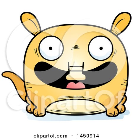 Clipart Graphic of a Cartoon Smiling Aardvark Character Mascot - Royalty Free Vector Illustration by Cory Thoman