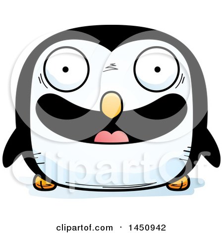 Clipart Graphic of a Cartoon Happy Penguin Bird Character Mascot - Royalty Free Vector Illustration by Cory Thoman