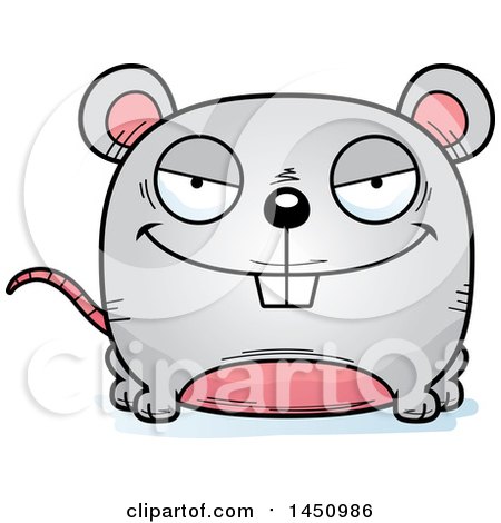 Clipart Graphic of a Cartoon Evil Mouse Character Mascot - Royalty Free Vector Illustration by Cory Thoman