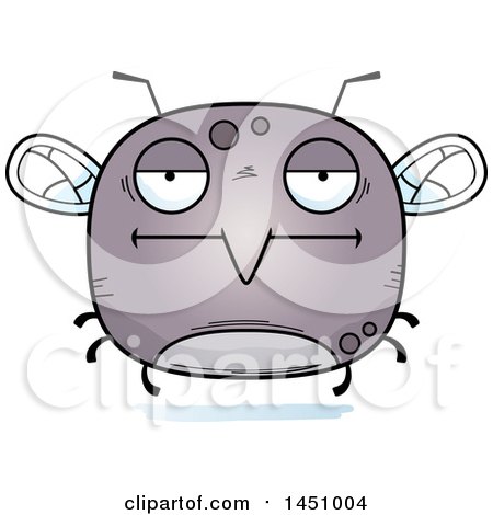 Clipart Graphic of a Cartoon Bored Mosquito Character Mascot - Royalty Free Vector Illustration by Cory Thoman