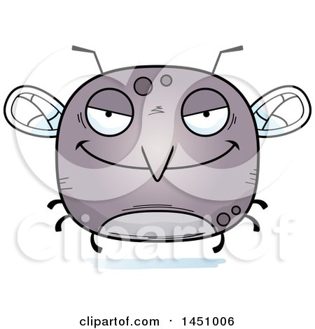 Clipart Graphic of a Cartoon Evil Mosquito Character Mascot - Royalty Free Vector Illustration by Cory Thoman
