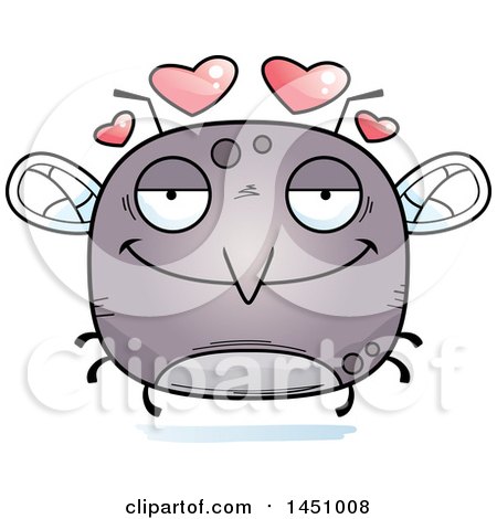 Clipart Graphic of a Cartoon Loving Mosquito Character Mascot - Royalty Free Vector Illustration by Cory Thoman