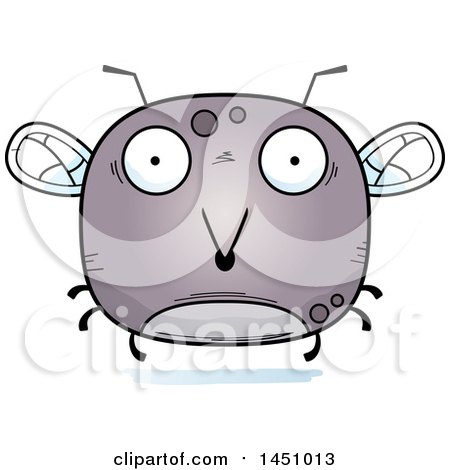 Clipart Graphic of a Cartoon Surprised Mosquito Character Mascot - Royalty Free Vector Illustration by Cory Thoman