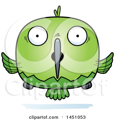 Clipart Graphic of a Cartoon Surprised Hummingbird Character Mascot - Royalty Free Vector Illustration by Cory Thoman