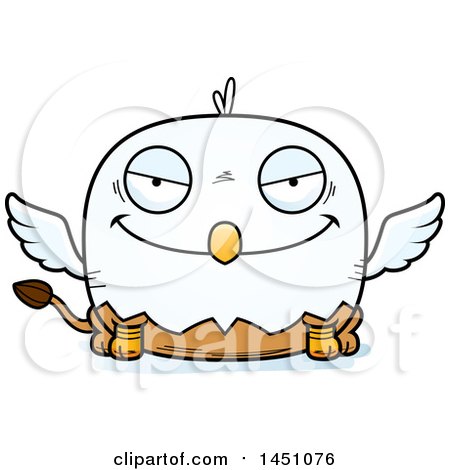 Clipart Graphic of a Cartoon Evil Griffin Character Mascot - Royalty Free Vector Illustration by Cory Thoman