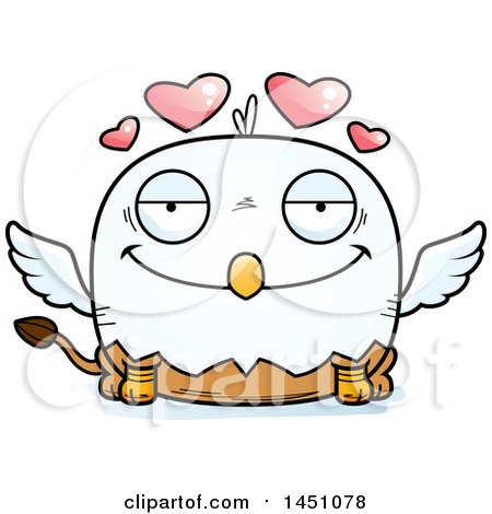 Clipart Graphic of a Cartoon Loving Griffin Character Mascot - Royalty Free Vector Illustration by Cory Thoman