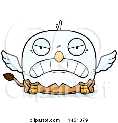 Clipart Graphic of a Cartoon Mad Griffin Character Mascot - Royalty Free Vector Illustration by Cory Thoman