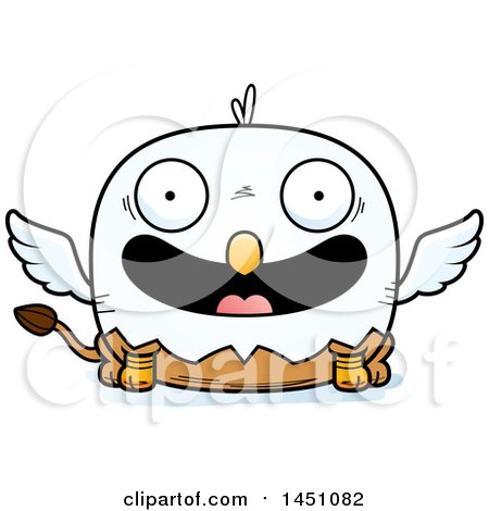 Clipart Graphic of a Cartoon Happy Griffin Character Mascot - Royalty Free Vector Illustration by Cory Thoman