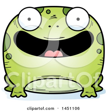 Clipart Graphic of a Cartoon Happy Frog Character Mascot - Royalty Free Vector Illustration by Cory Thoman