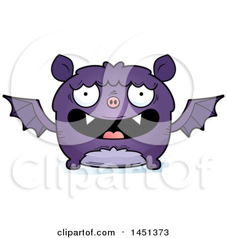 Clipart Graphic of a Cartoon Happy Flying Bat Character Mascot - Royalty Free Vector Illustration by Cory Thoman