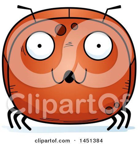 Clipart Graphic of a Cartoon Surprised Ant Character Mascot - Royalty Free Vector Illustration by Cory Thoman
