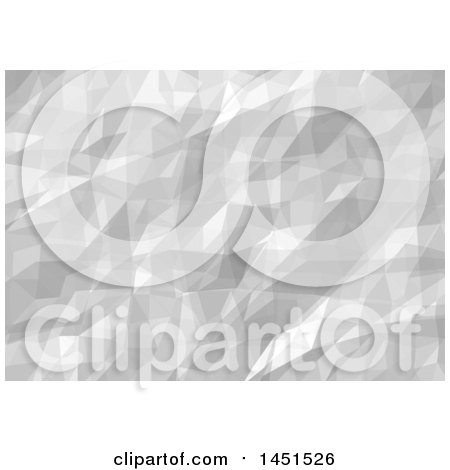 Clipart Graphic of a Grayscale Wrinkle Background Texture - Royalty Free Vector Illustration by dero
