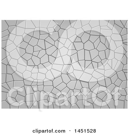 Clipart Graphic of a Grayscale Stone Background Texture - Royalty Free Vector Illustration by dero