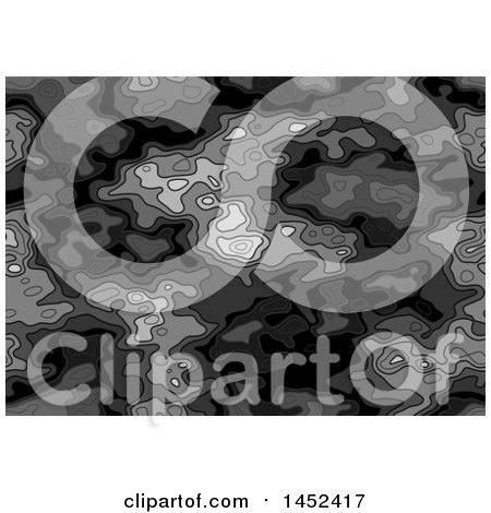 Clipart of a Gray Abstract Background - Royalty Free Vector Illustration by dero