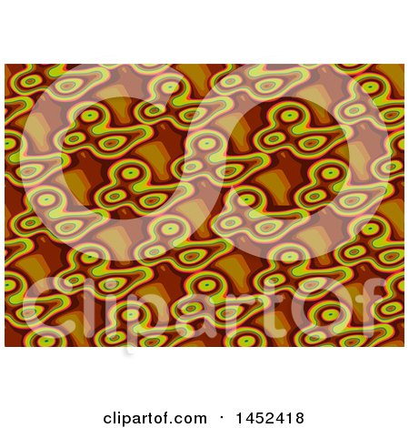 Clipart of a Patterned Abstract Background - Royalty Free Vector Illustration by dero