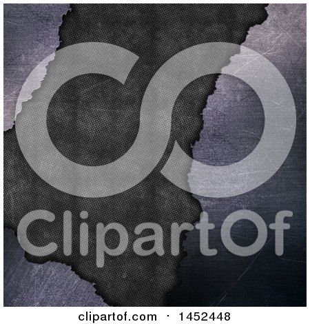 Clipart of a Scratched Metal Background - Royalty Free Illustration by KJ Pargeter