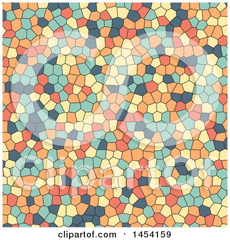 Clipart Graphic of a Mosaic Background - Royalty Free Vector Illustration by KJ Pargeter