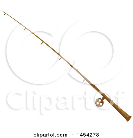 Clipart Graphic of a Fishing Pole - Royalty Free Vector Illustration by Vector Tradition SM