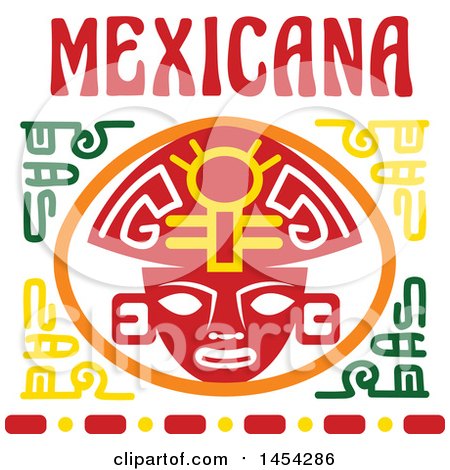 Clipart Graphic of a Mexicana Design - Royalty Free Vector Illustration by Vector Tradition SM