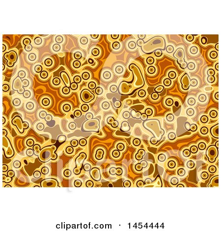 Clipart Graphic of a Brown Orange and Yellow Abstract Background Texture - Royalty Free Vector Illustration by dero