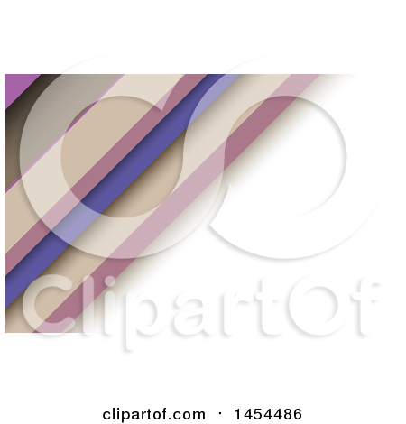 Clipart Graphic of a Diagonal Stripes Background or Business Card Design - Royalty Free Vector Illustration by KJ Pargeter