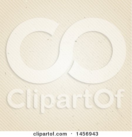 Clipart of a Vintage Diagonal Stripes Texture Background - Royalty Free Vector Illustration by KJ Pargeter