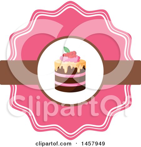 Clipart of a Cake Design - Royalty Free Vector Illustration by Vector Tradition SM