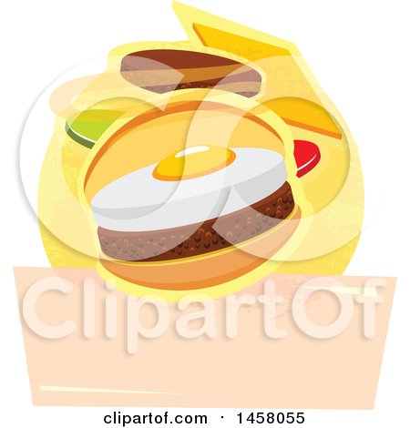 Clipart of a Breakfast Design - Royalty Free Vector Illustration by Vector Tradition SM